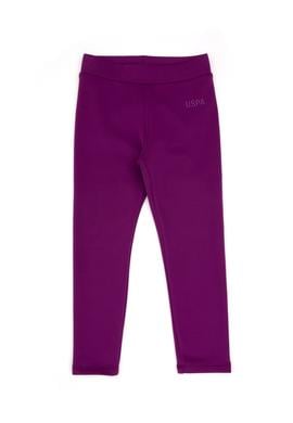 Kız Çocuk Menekşe Scuba Kumaş Şardonlu Tayt - 50316867014