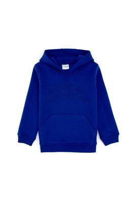 Kız Çocuk Mor Basic Kapüşonlu Şardonlu Basic Sweatshirt - 50314311021