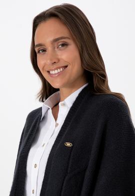 Kadın Açık Lacivert Triko Panço - 50310008001