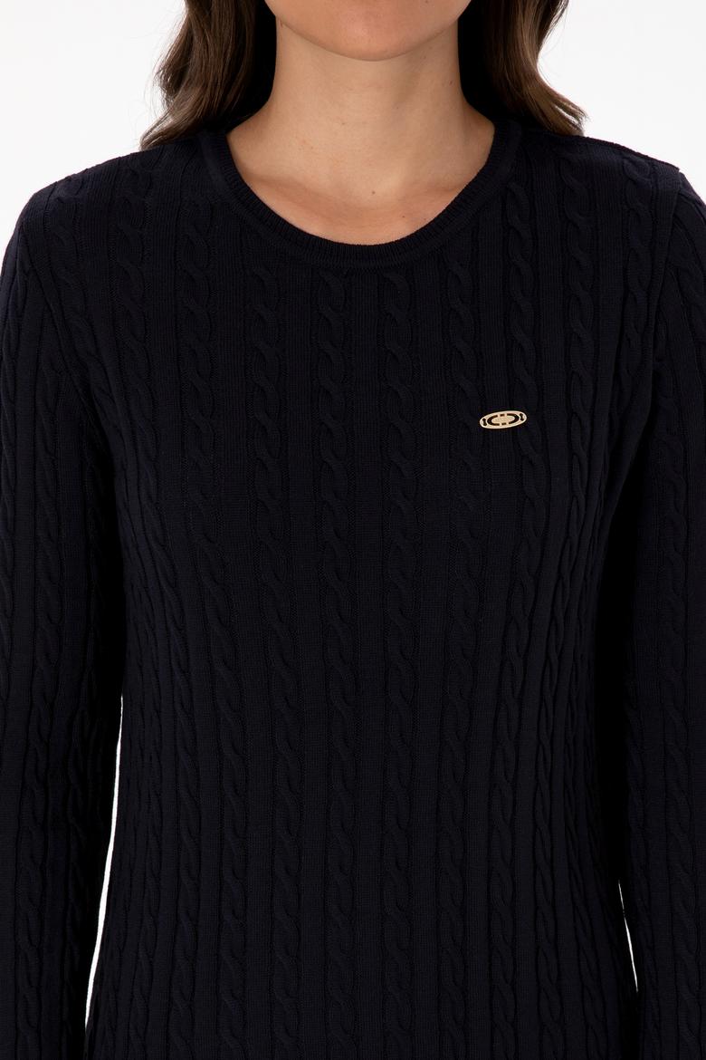 Kadın Lacivert Triko Elbise - 50313835014