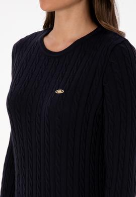 Kadın Lacivert Triko Elbise - 50313835014