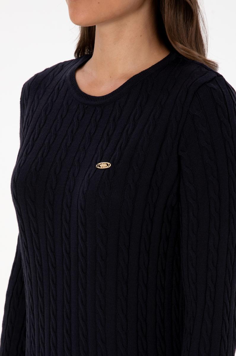 Kadın Lacivert Triko Elbise