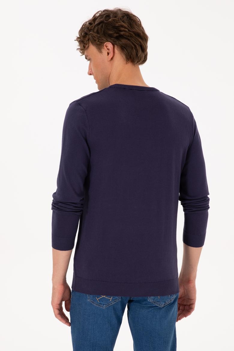 Erkek Mürdüm Basic Kazak - 50307779098