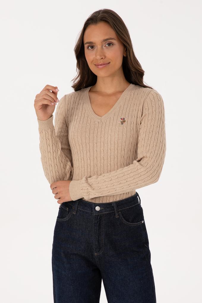 Kadın Kum Melanj Basic Kazak