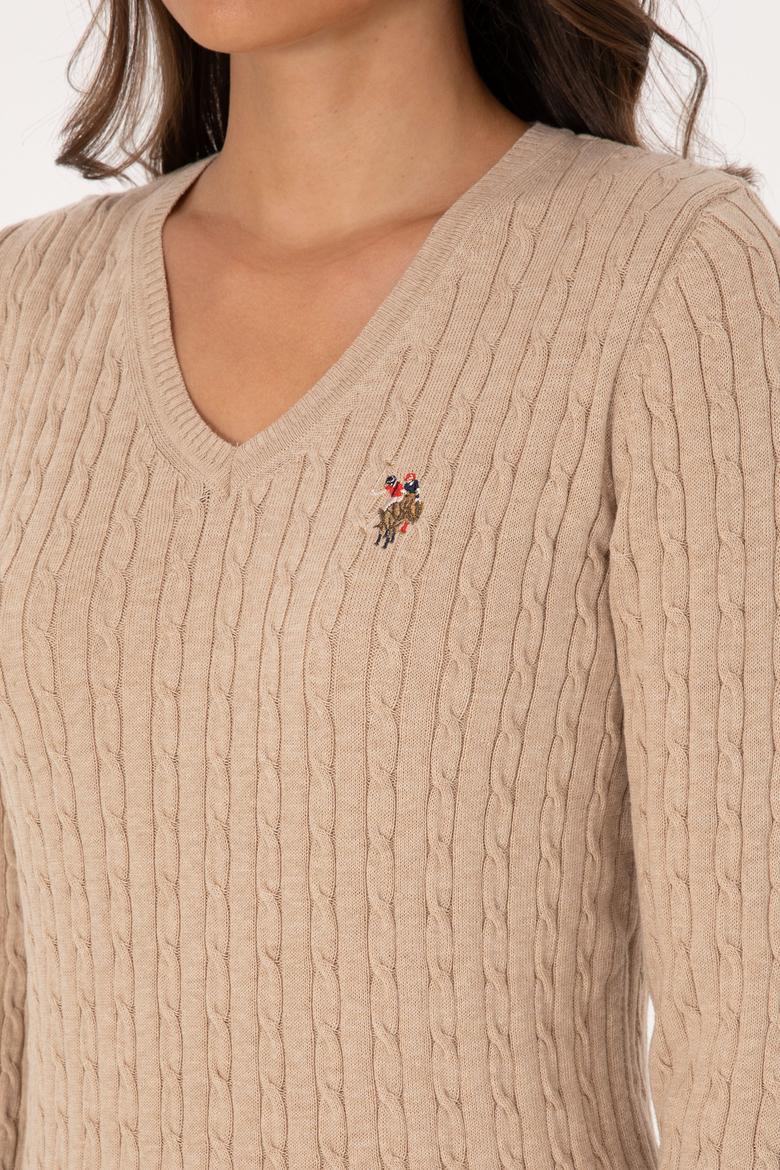 Kadın Kum Melanj Basic Kazak - 50307700013