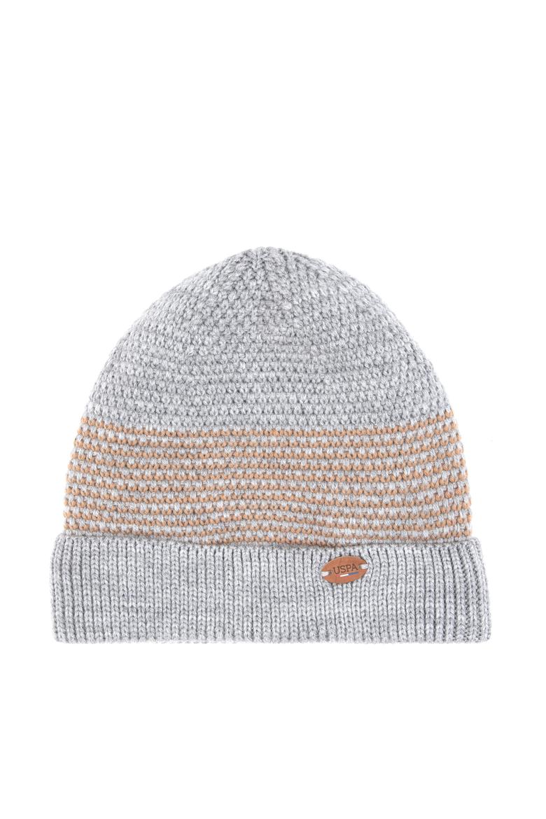 Erkek Gri Melanj Kaşkol Bere Eldiven Takım - 50311815002