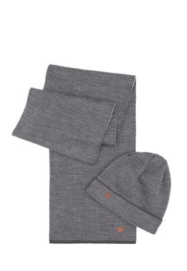 Erkek Antrasit Melanj Kaşkol Bere Eldiven Takım - 50311825002