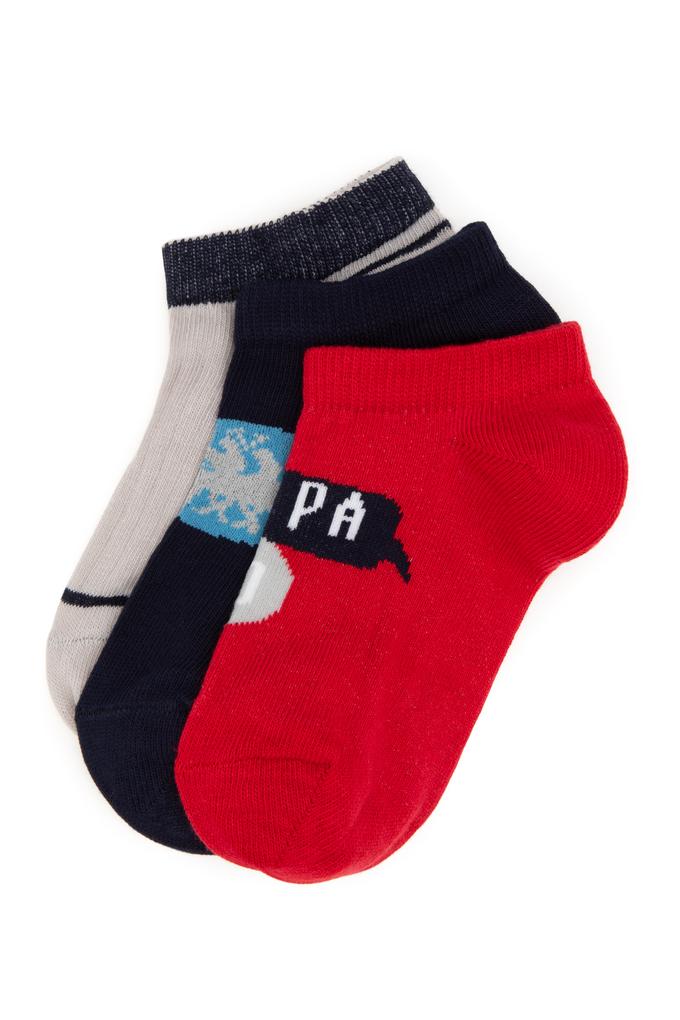 Erkek Çocuk 3'lü Patik Çorap