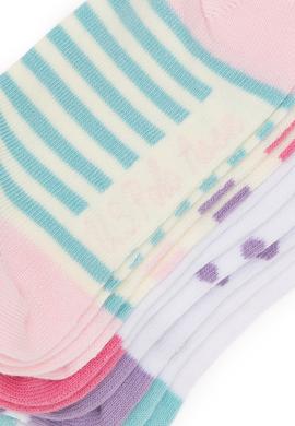 Kız Çocuk Aqua 5'li Patik Çorap - 50304449007