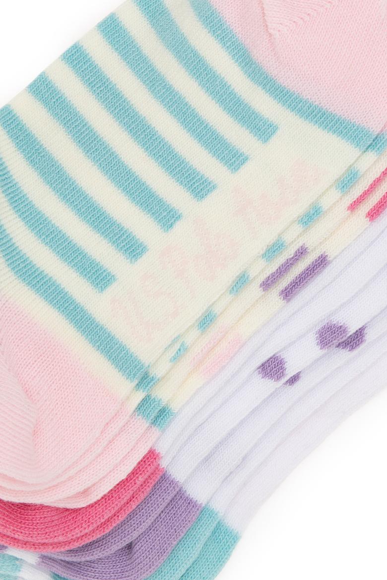 Kız Çocuk Aqua 5'li Patik Çorap - 50304449007