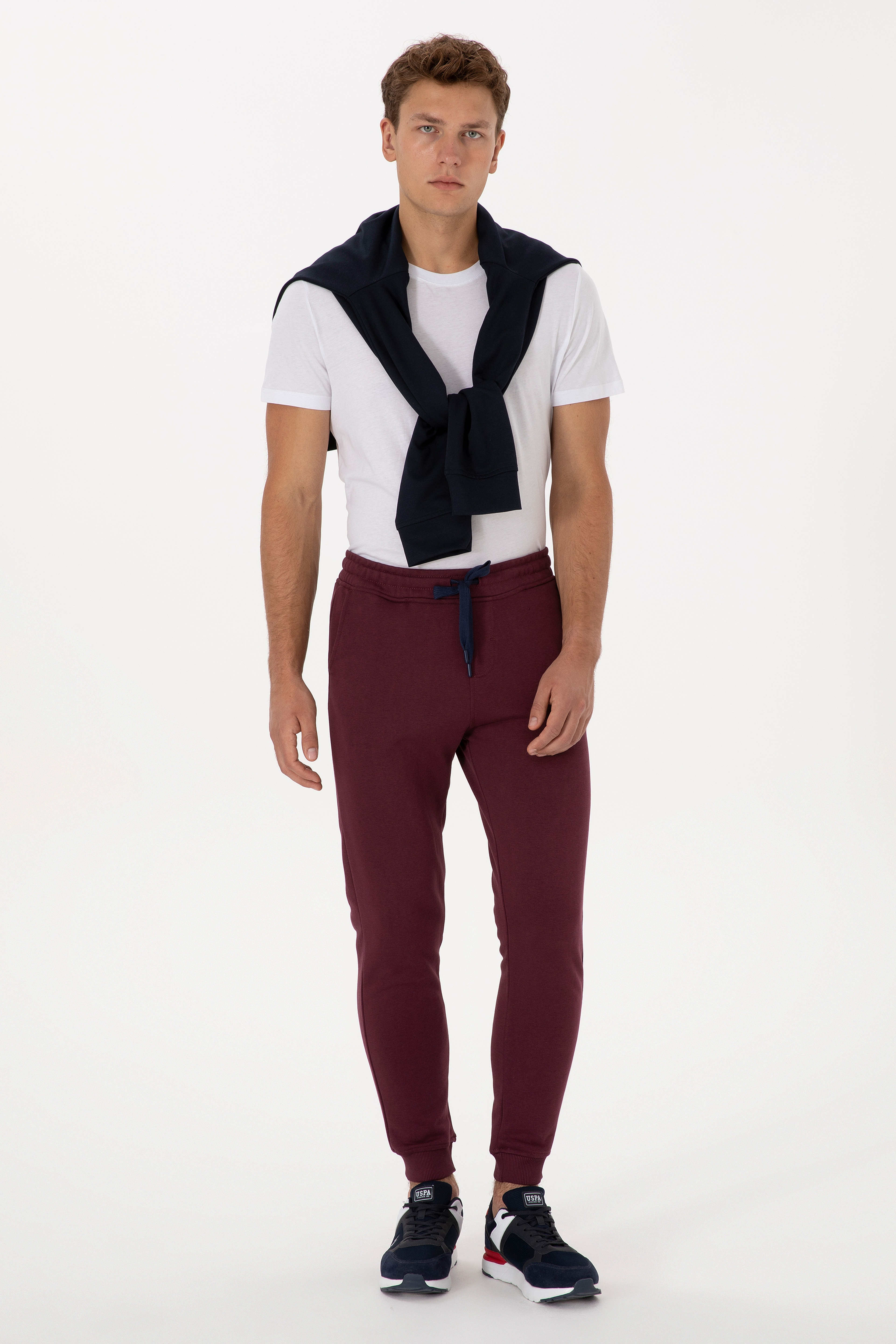 Erkek Bordo Eşofman Altı - Image 3