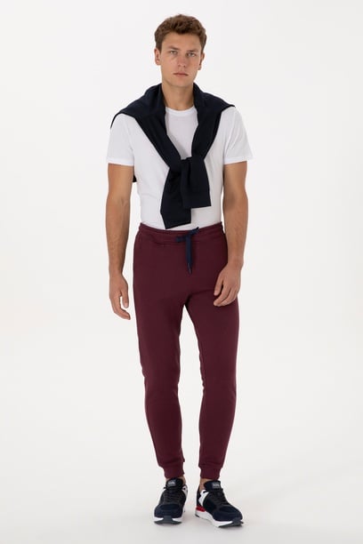 Erkek Bordo Eşofman Altı