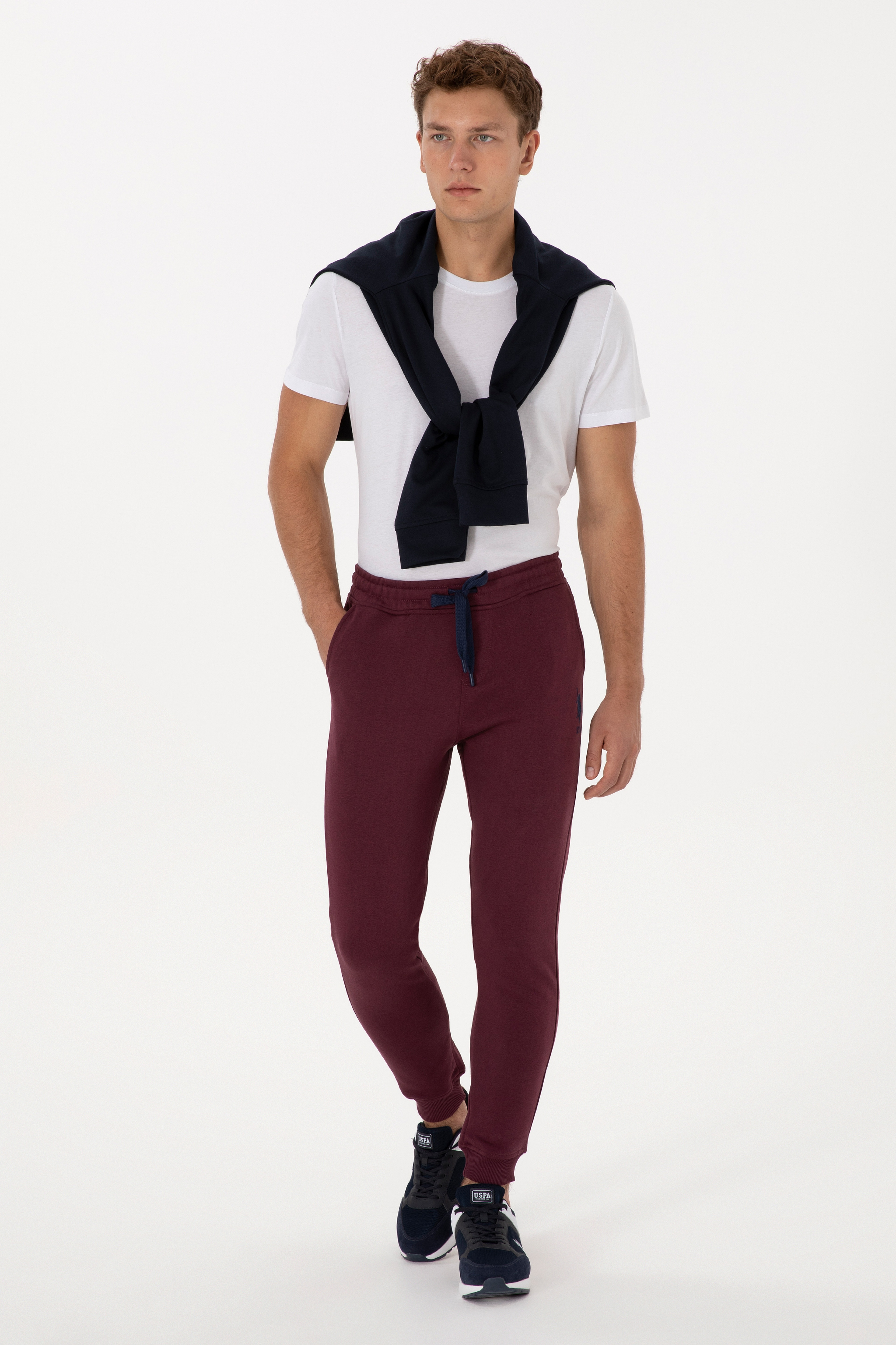 Erkek Bordo Eşofman Altı - Image 1
