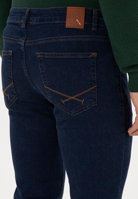 Erkek Koyu Mavi Slim Fit Jean Pantolon - 50317433023