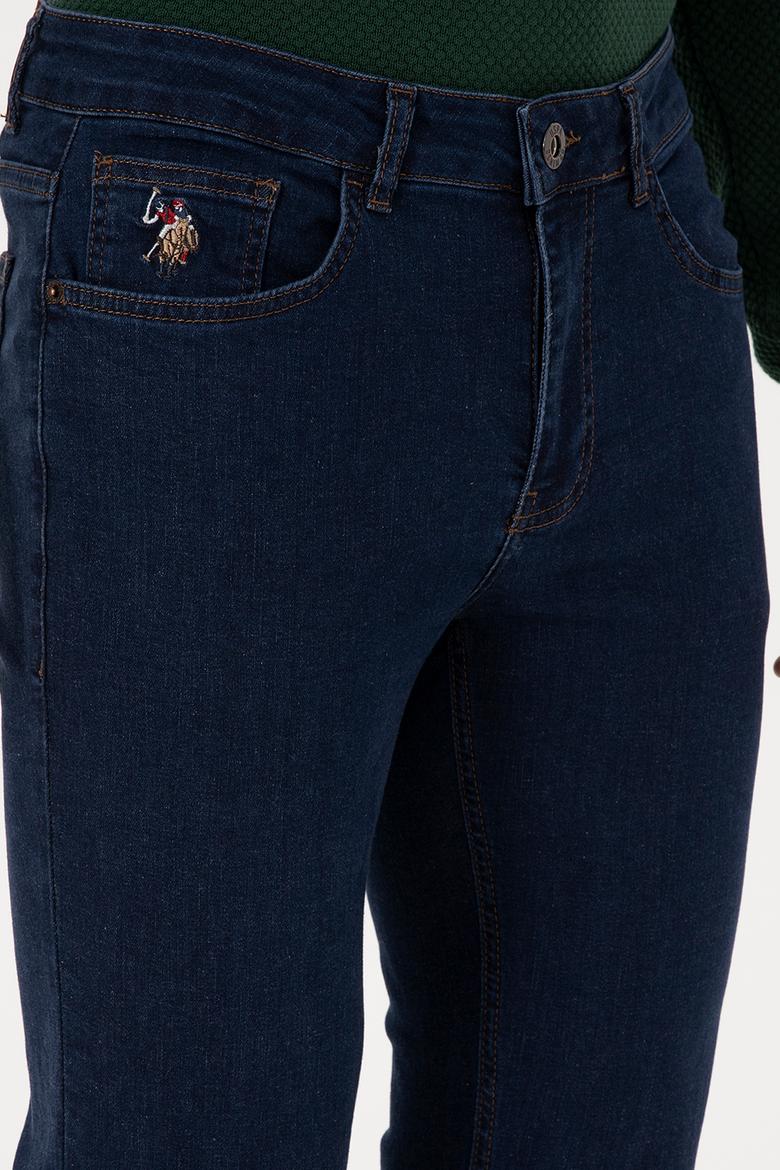 Erkek Koyu Mavi Slim Fit Jean Pantolon - 50317433023