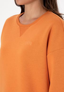 Kadın Bakır Şardonlu Bisiklet Yaka Basic Sweatshırt - 50313586109