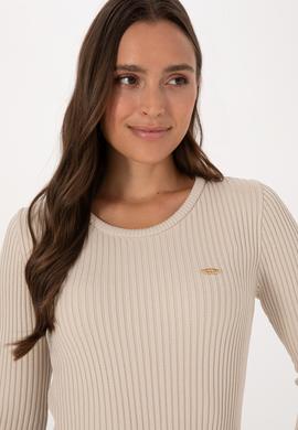 Kadın Taş Melanj Bisiklet Yaka Kazak - 50314780003