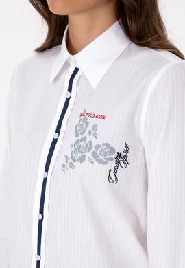 Kadın Beyaz Uzun Kollu Gömlek - 50316397002