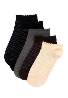 Kadın 5'li Patik Çorap - 50316233001
