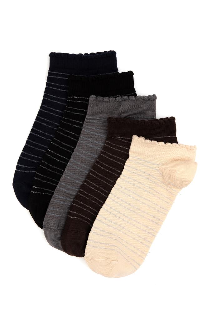 Kadın 5'li Patik Çorap