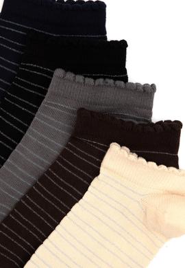 Kadın 5'li Patik Çorap - 50316233001