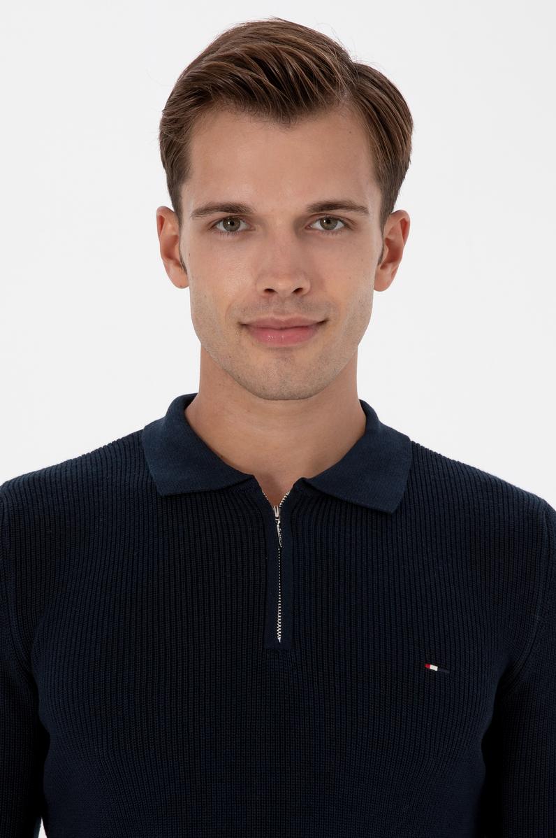 Erkek Lacivert Basic Kazak