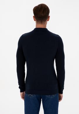 Erkek Lacivert Basic Kazak - 50313685008