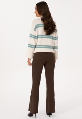 Kadın Kahverengi Tayt - 50314178024