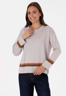 Kadın Taş Bisiklet Yaka Kazak - 50314598008