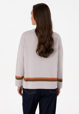 Kadın Taş Bisiklet Yaka Kazak - 50314598008