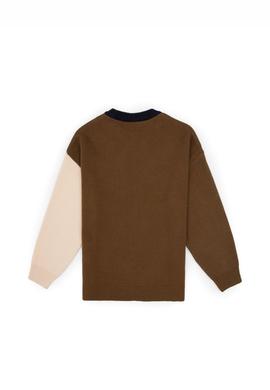 Erkek Çocuk Lacivert Bisiklet Yaka Kazak - 50315608004