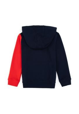 Erkek Çocuk Lacivert Fermuarlı Kapüşonlu Sweatshirt - 50316427006