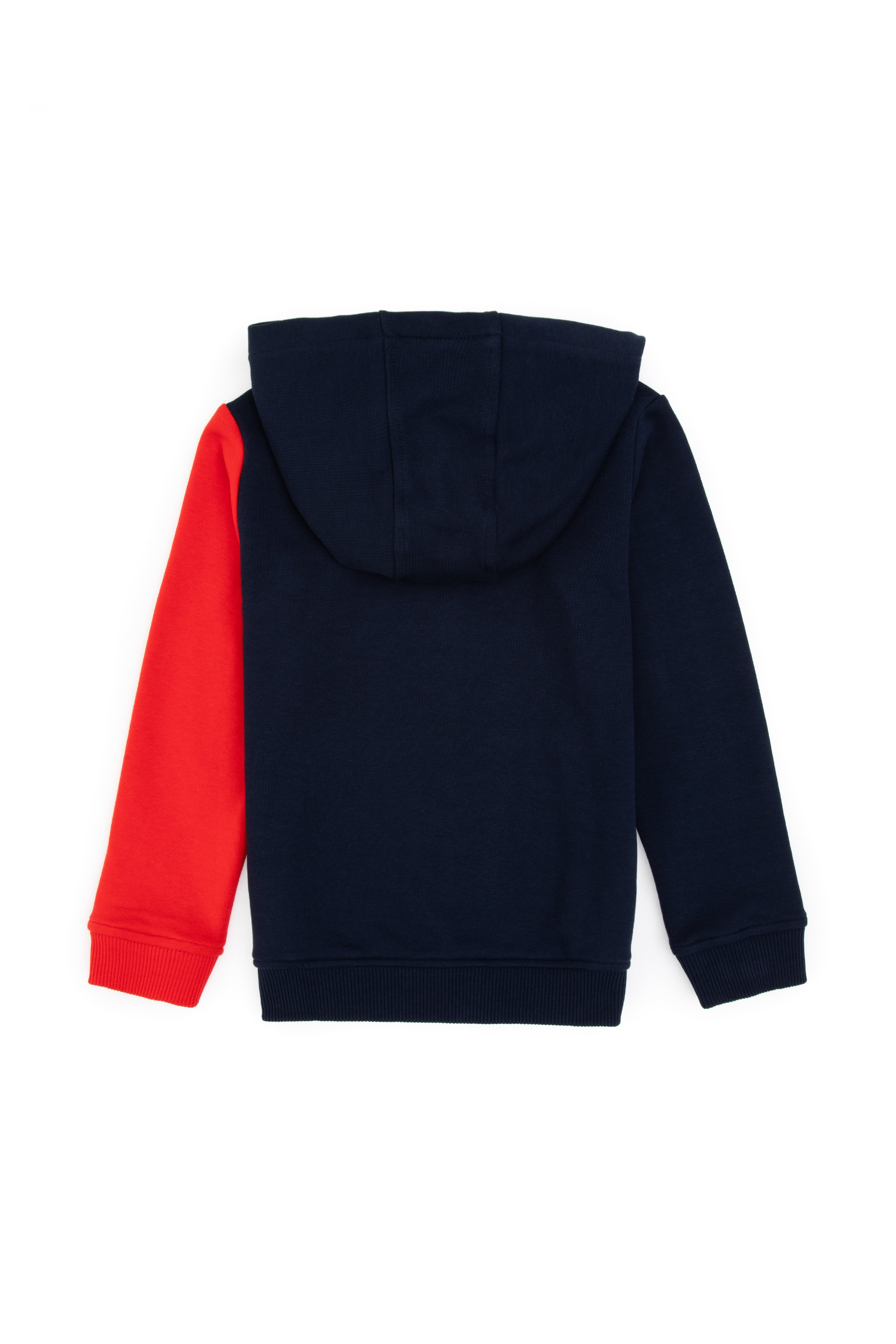 Erkek Çocuk Lacivert Fermuarlı Kapüşonlu Sweatshirt - Image 4