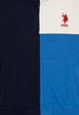 Erkek Çocuk Lacivert Fermuarlı Kapüşonlu Sweatshirt - 50316427006