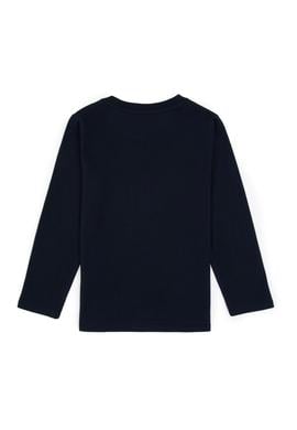 Erkek Çocuk Lacivert Bisiklet Yaka Süprem Sweatshirt - 50316535001