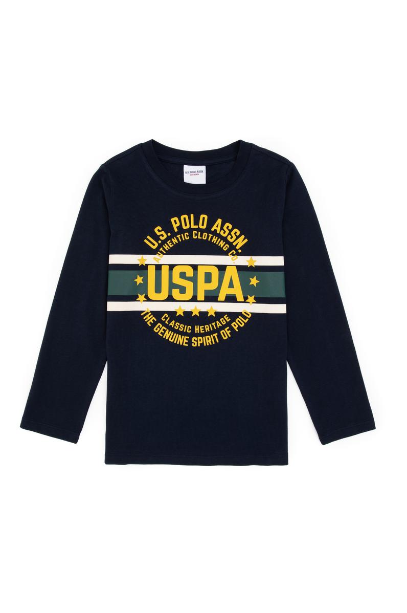 Erkek Çocuk Lacivert Bisiklet Yaka Süprem Sweatshirt