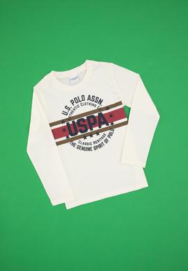 Erkek Çocuk Krem Bisiklet Yaka Süprem Sweatshirt - 50316535018