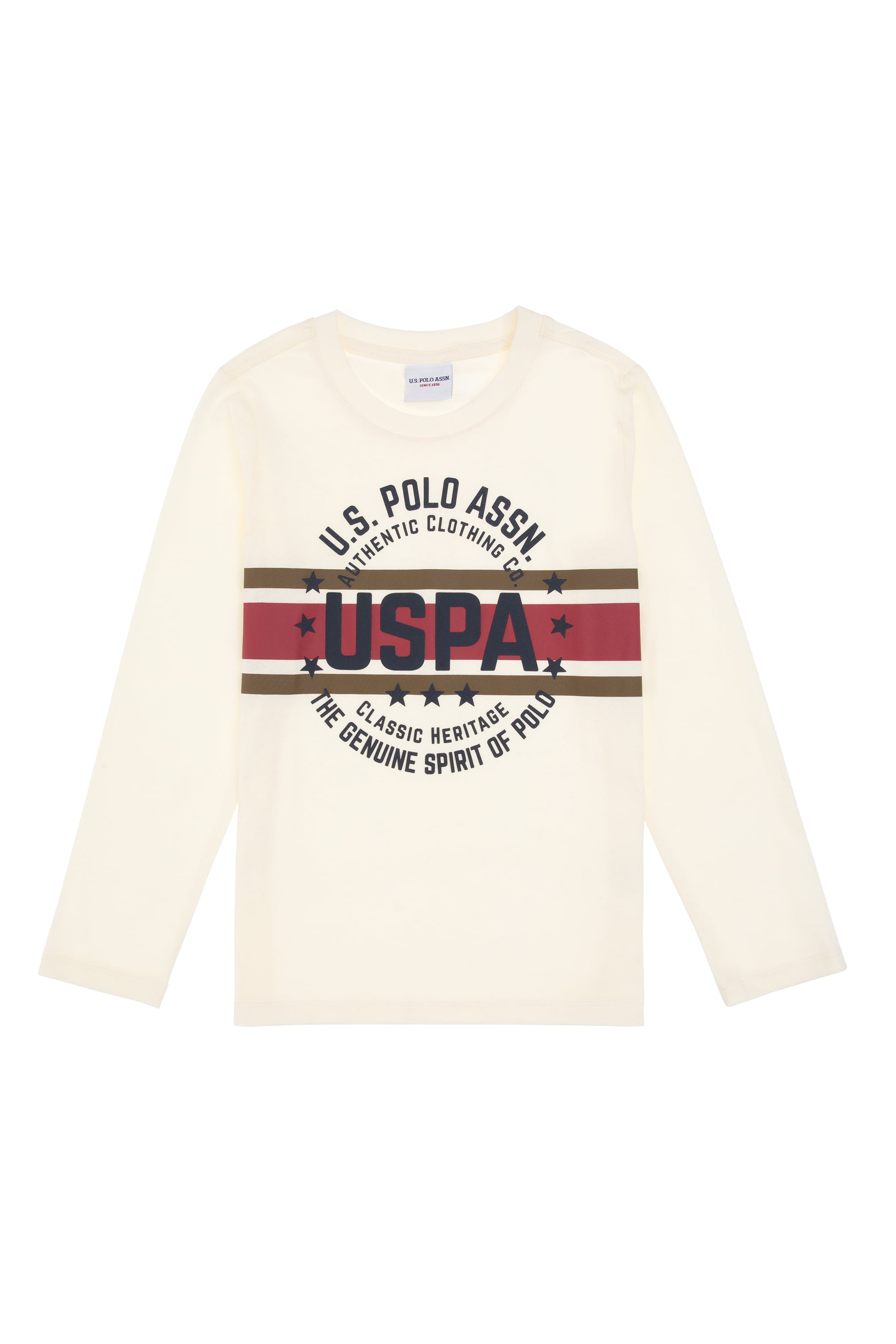 Erkek Çocuk Krem Bisiklet Yaka Süprem Sweatshirt