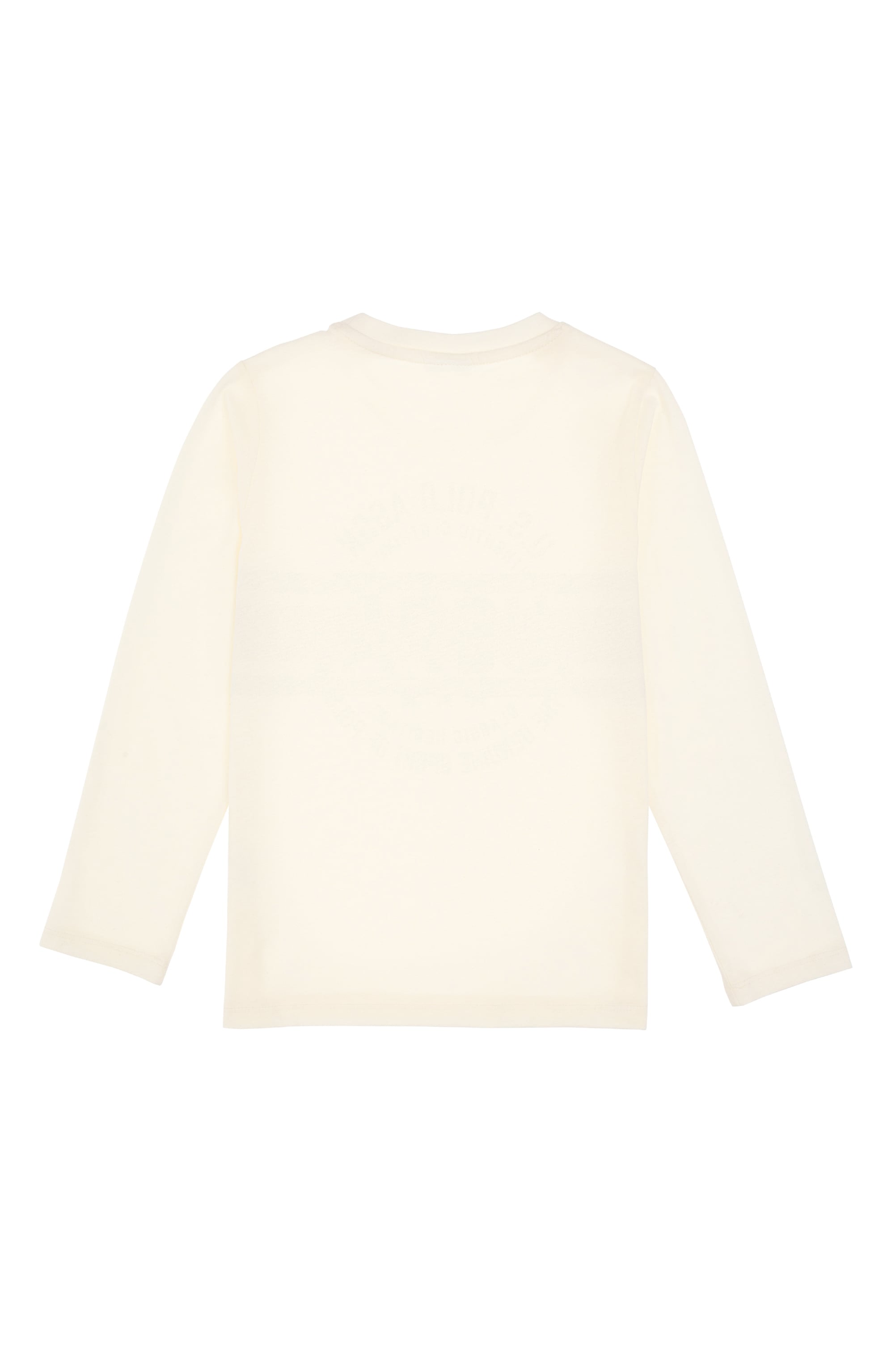 Erkek Çocuk Krem Bisiklet Yaka Süprem Sweatshirt - Image 3