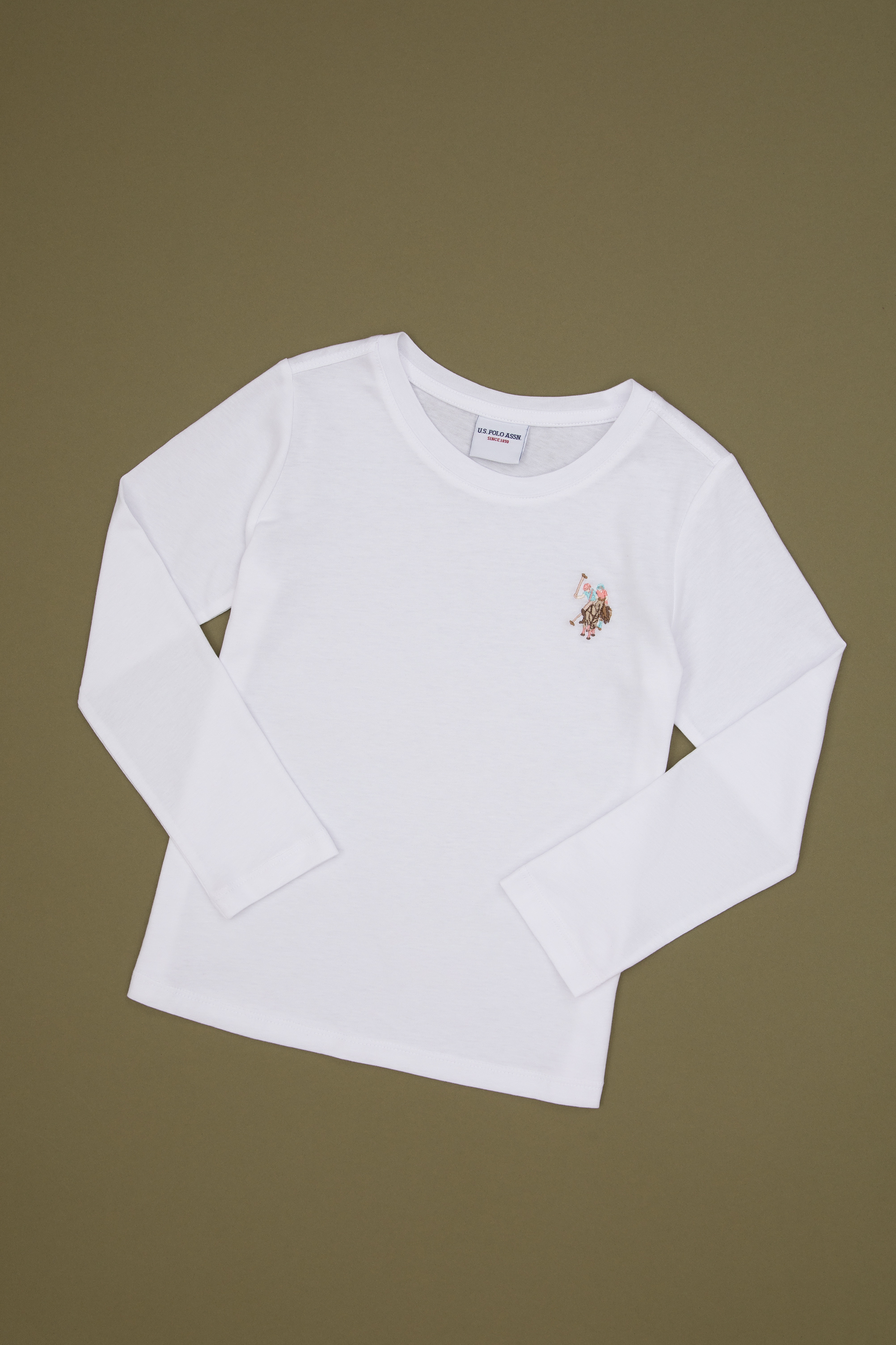سویشرت یقه گردسفید رگولار دخترانه یو اس پولو | U.S. Polo Assn. - تصویر 3