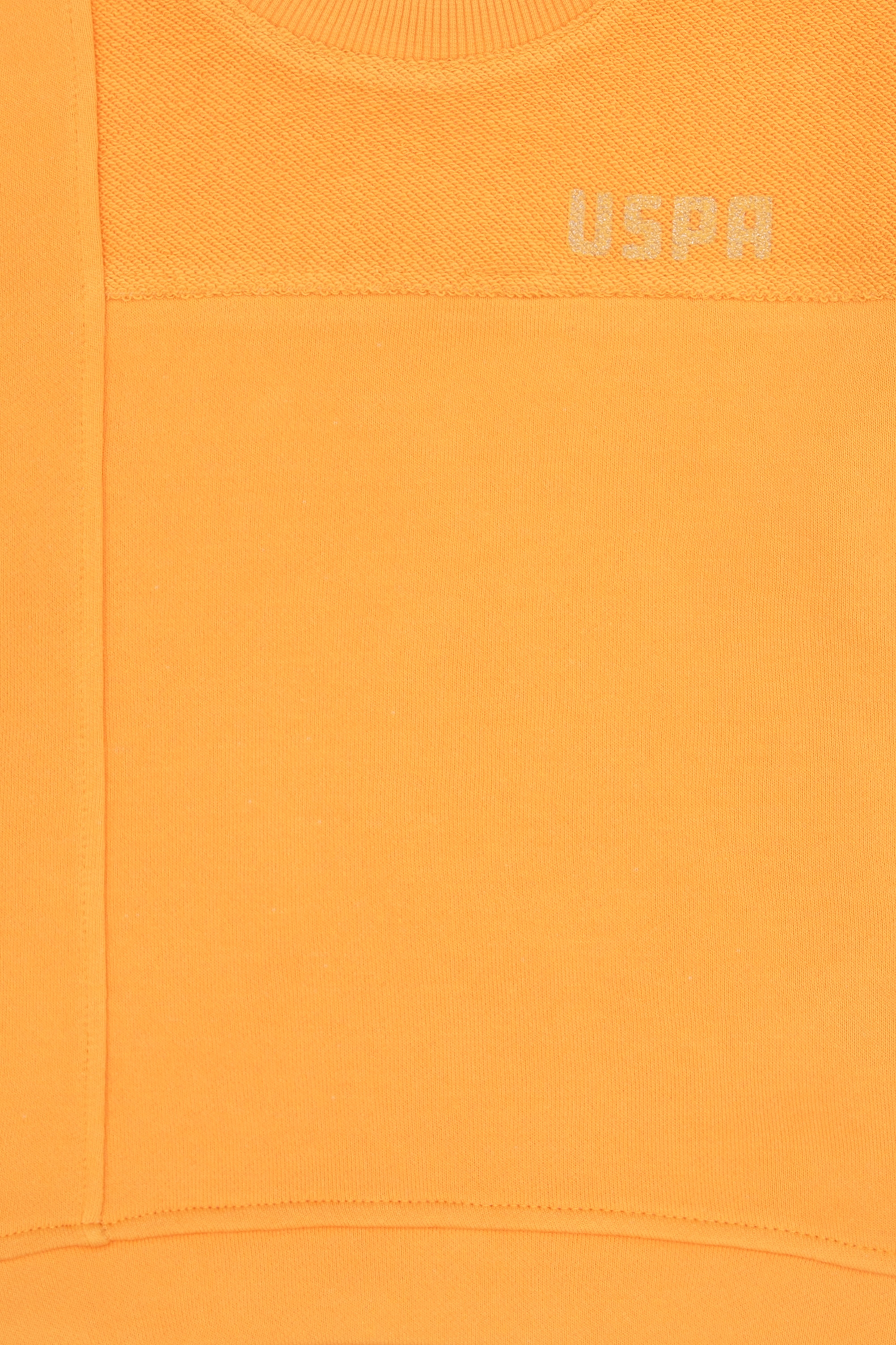 سویشرت یقه گرد نارنجی ریلکس دخترانه یو اس پولو | U.S. Polo Assn. - تصویر 6