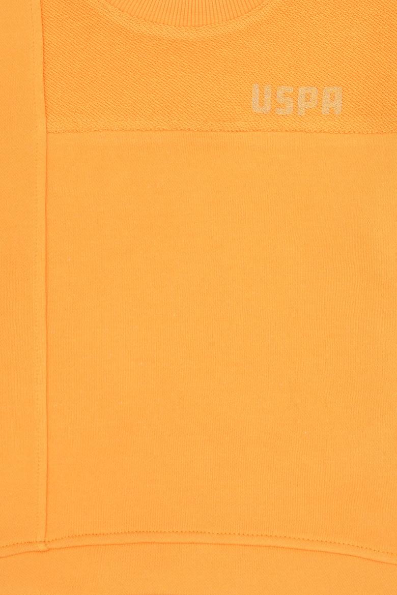 Kız Çocuk Turuncu Bisiklet Yaka Sweatshirt - 50317991032