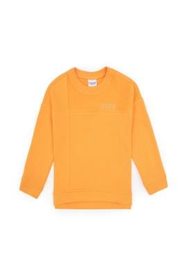 Kız Çocuk Turuncu Bisiklet Yaka Sweatshirt - 50317991032