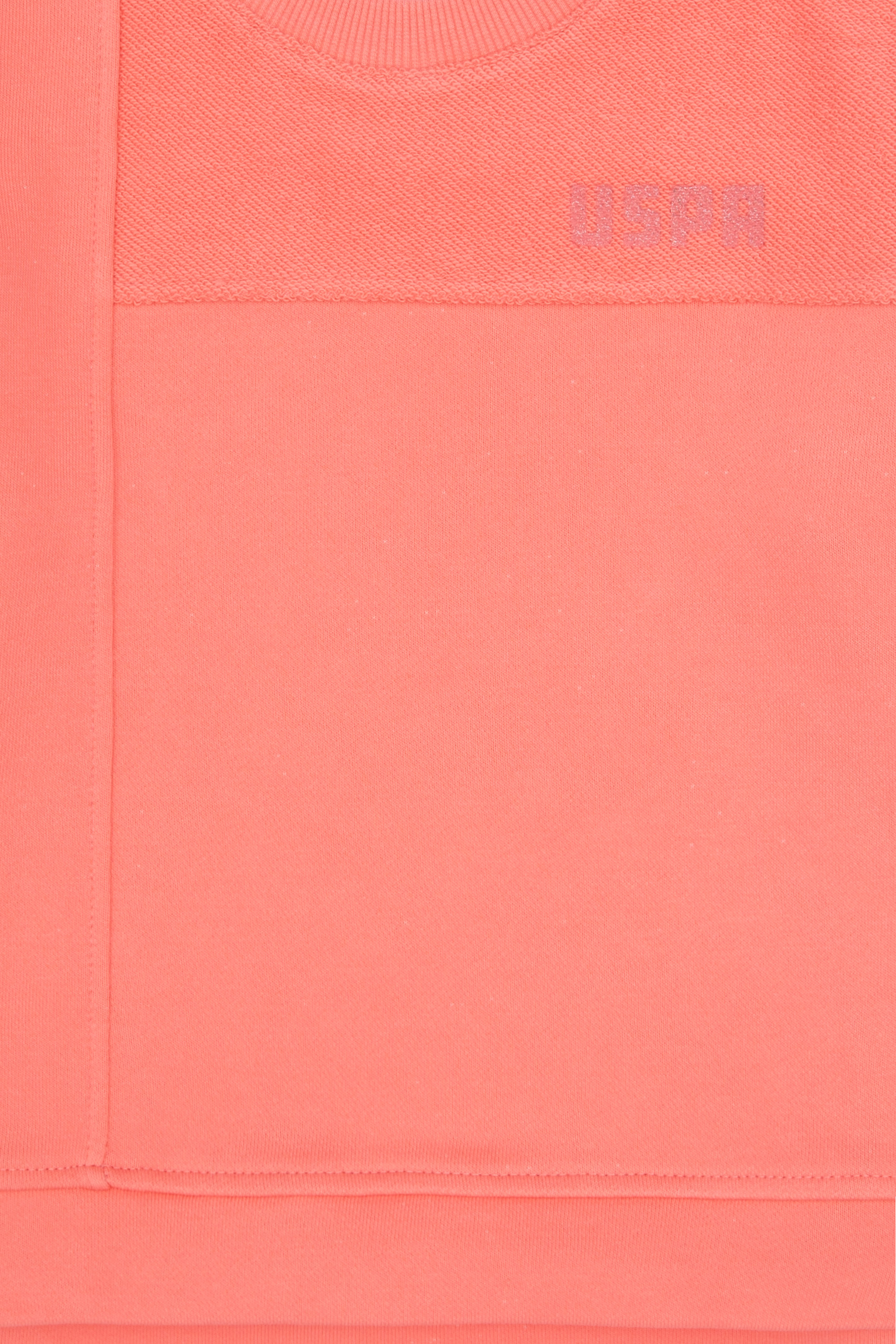 Kız Çocuk Neon Pembe Bisiklet Yaka Sweatshirt - Image 6