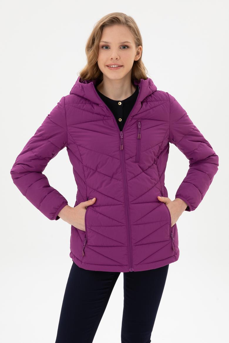 Kadın Menekşe Mont