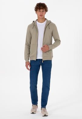 Erkek Açık Haki Örme Hırka - 50313719081