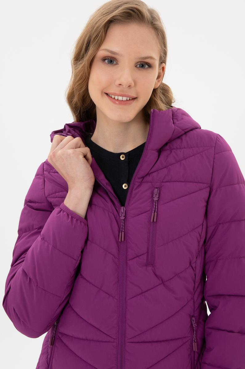 Kadın Menekşe Mont