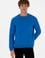 Erkek Comfort Fit Bisiklet Yaka Şardonlu Saks Basic Sweatshirt
