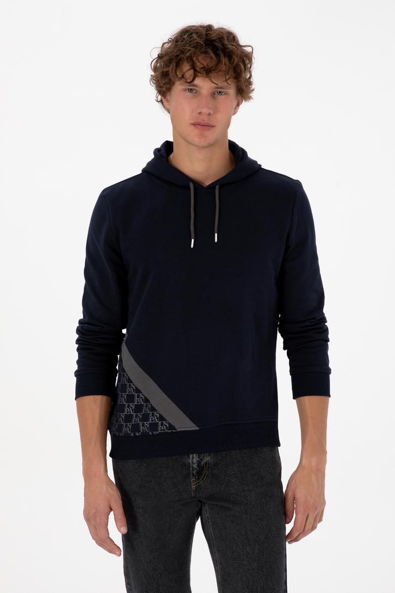 Erkek Lacivert Sweatshirt