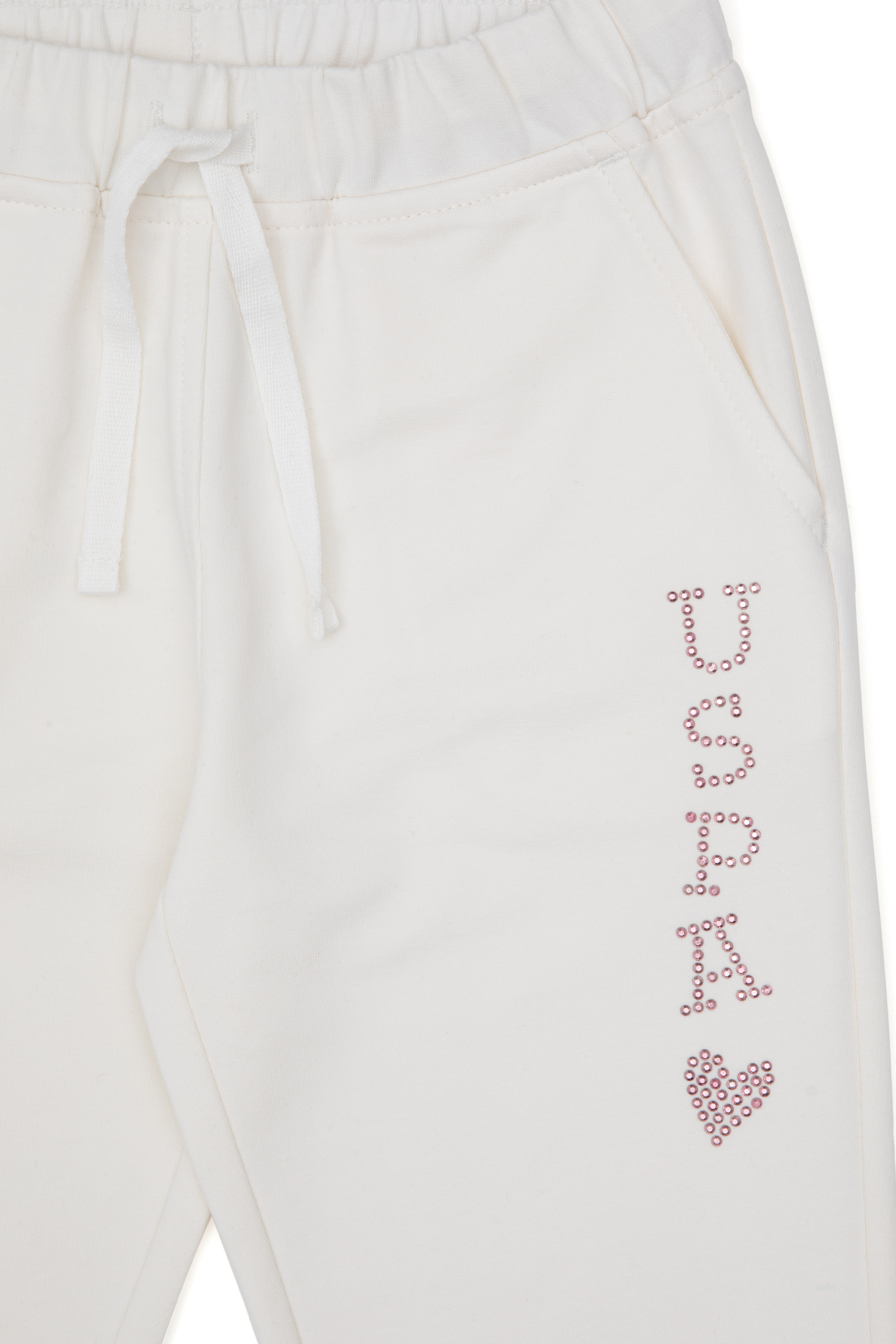 Kız Çocuk Krem Jogger Eşofman Altı - Image 6